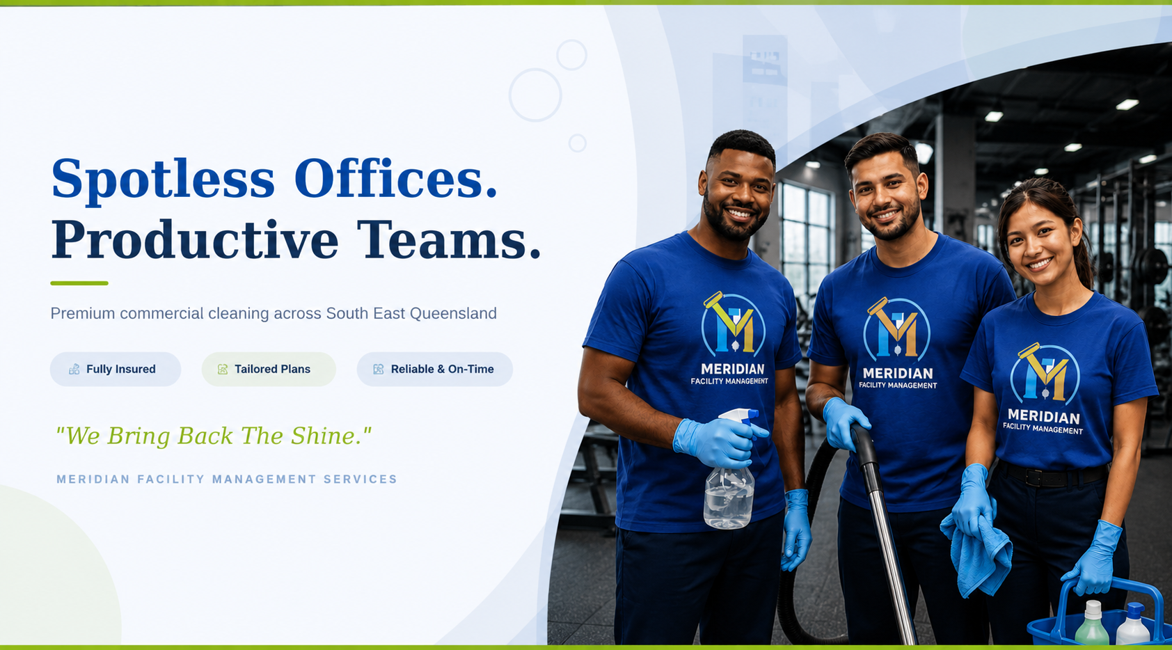 Spotless Offices. Productive Teams.